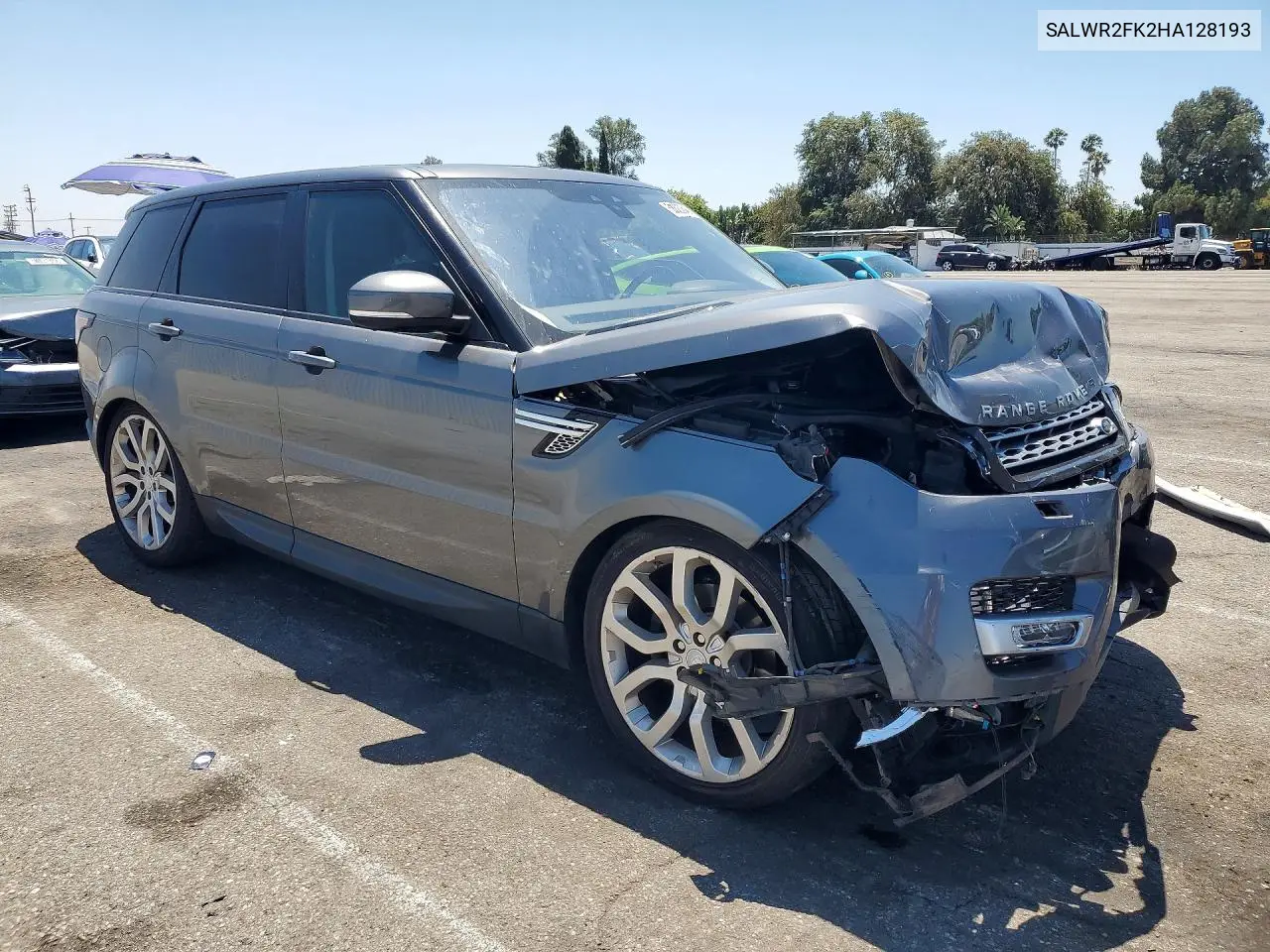 2017 Land Rover Range Rover Sport Hse VIN: SALWR2FK2HA128193 Lot: 58820846