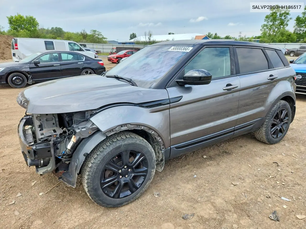 2017 Land Rover Range Rover Evoque Se VIN: SALVP2BG3HH186517 Lot: 58888366