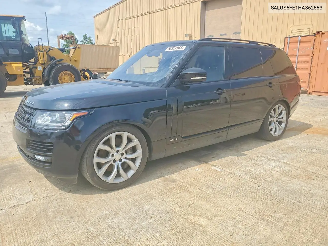 2017 Land Rover Range Rover Supercharged VIN: SALGS5FE1HA362653 Lot: 58927966