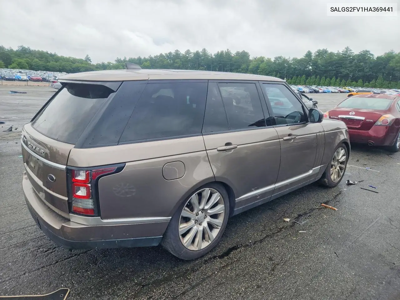 2017 Land Rover Range Rover Hse VIN: SALGS2FV1HA369441 Lot: 58976676
