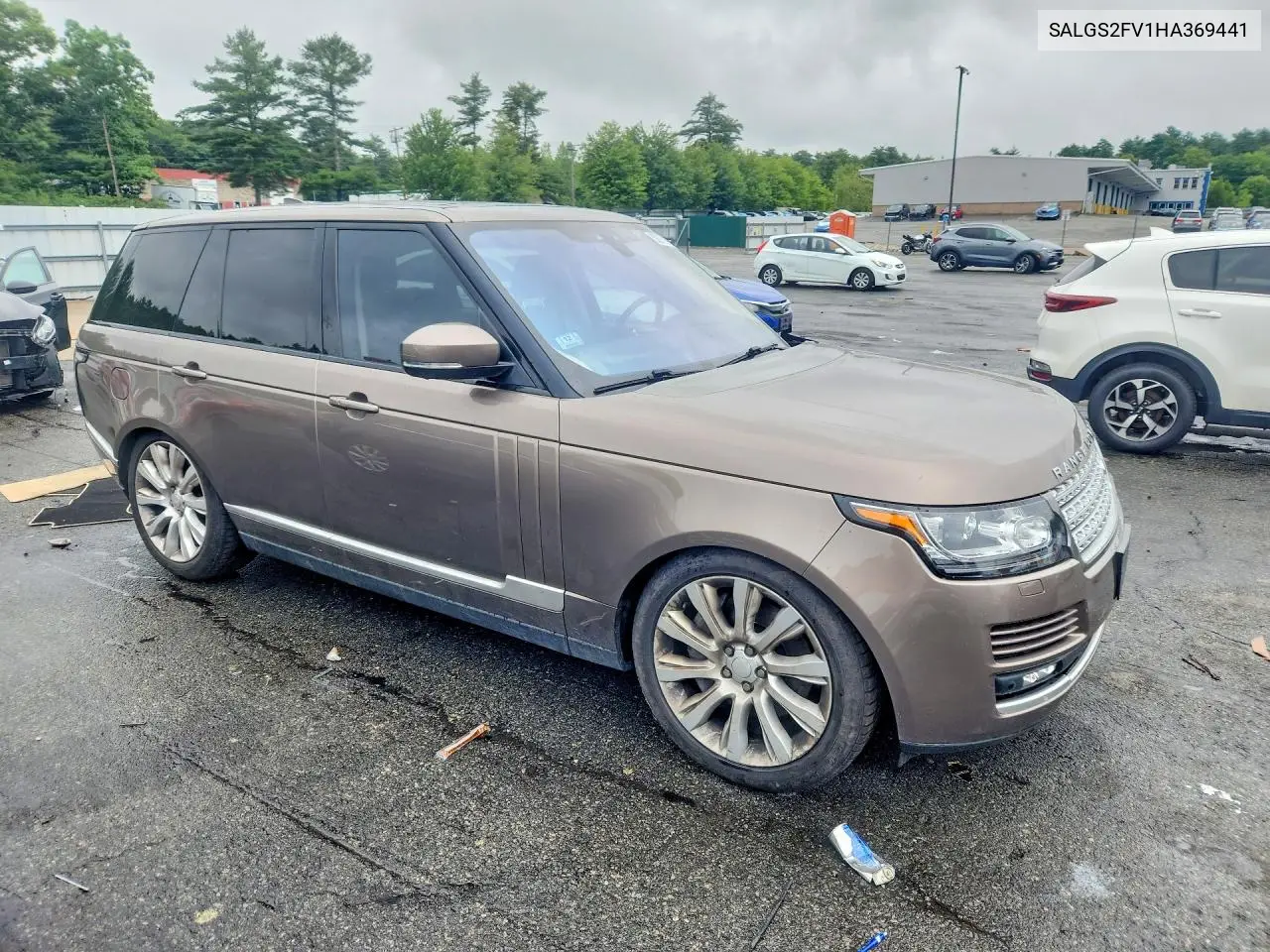 2017 Land Rover Range Rover Hse VIN: SALGS2FV1HA369441 Lot: 58976676