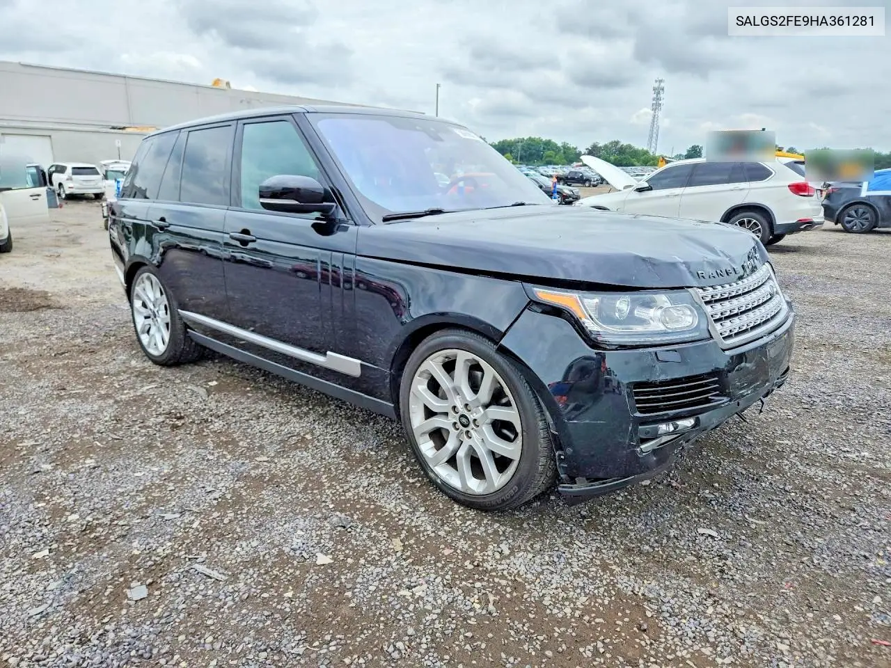 2017 Land Rover Range Rover Supercharged VIN: SALGS2FE9HA361281 Lot: 58989026