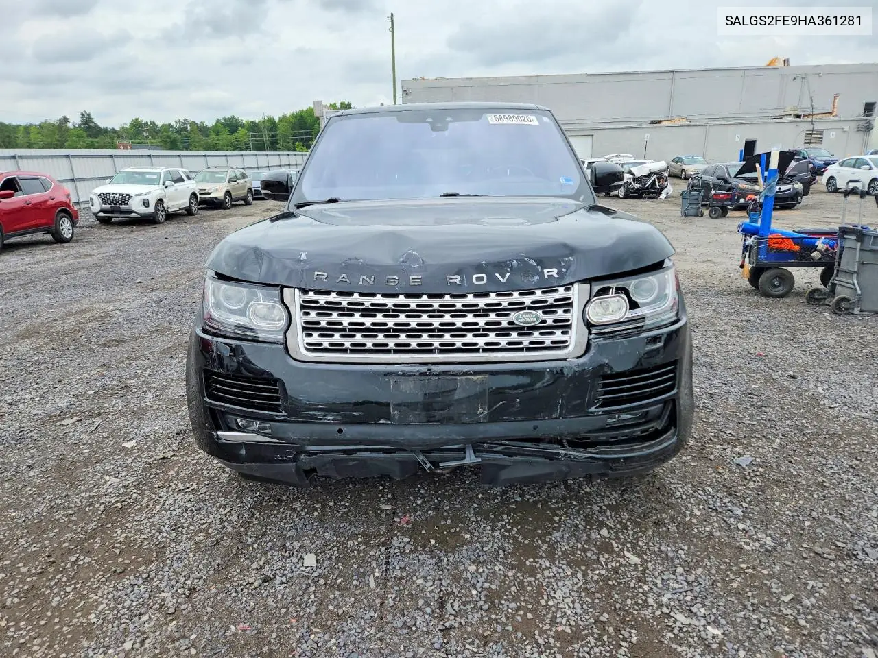 2017 Land Rover Range Rover Supercharged VIN: SALGS2FE9HA361281 Lot: 58989026