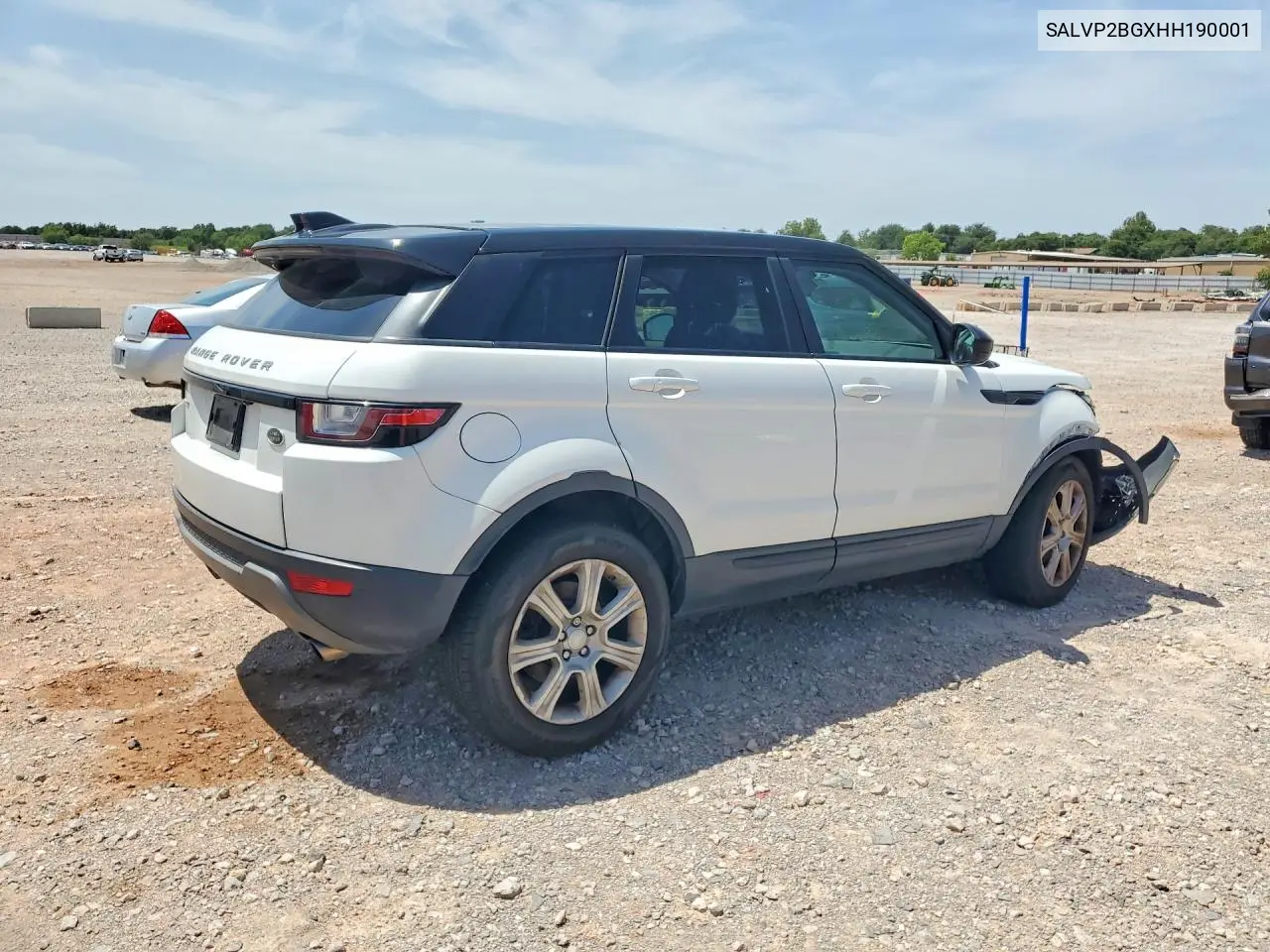 2017 Land Rover Range Rover Evoque Se VIN: SALVP2BGXHH190001 Lot: 59068736