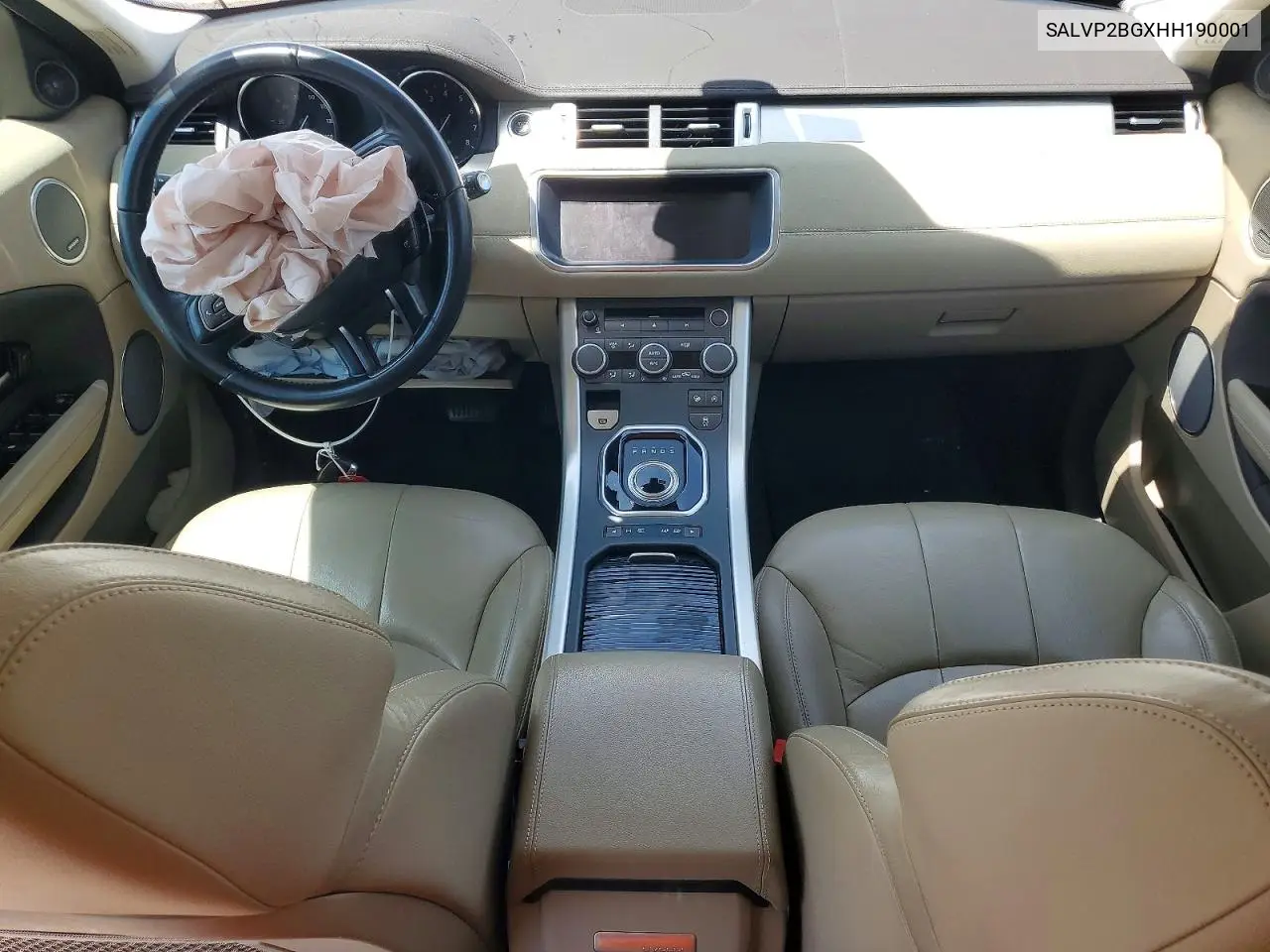 2017 Land Rover Range Rover Evoque Se VIN: SALVP2BGXHH190001 Lot: 59068736