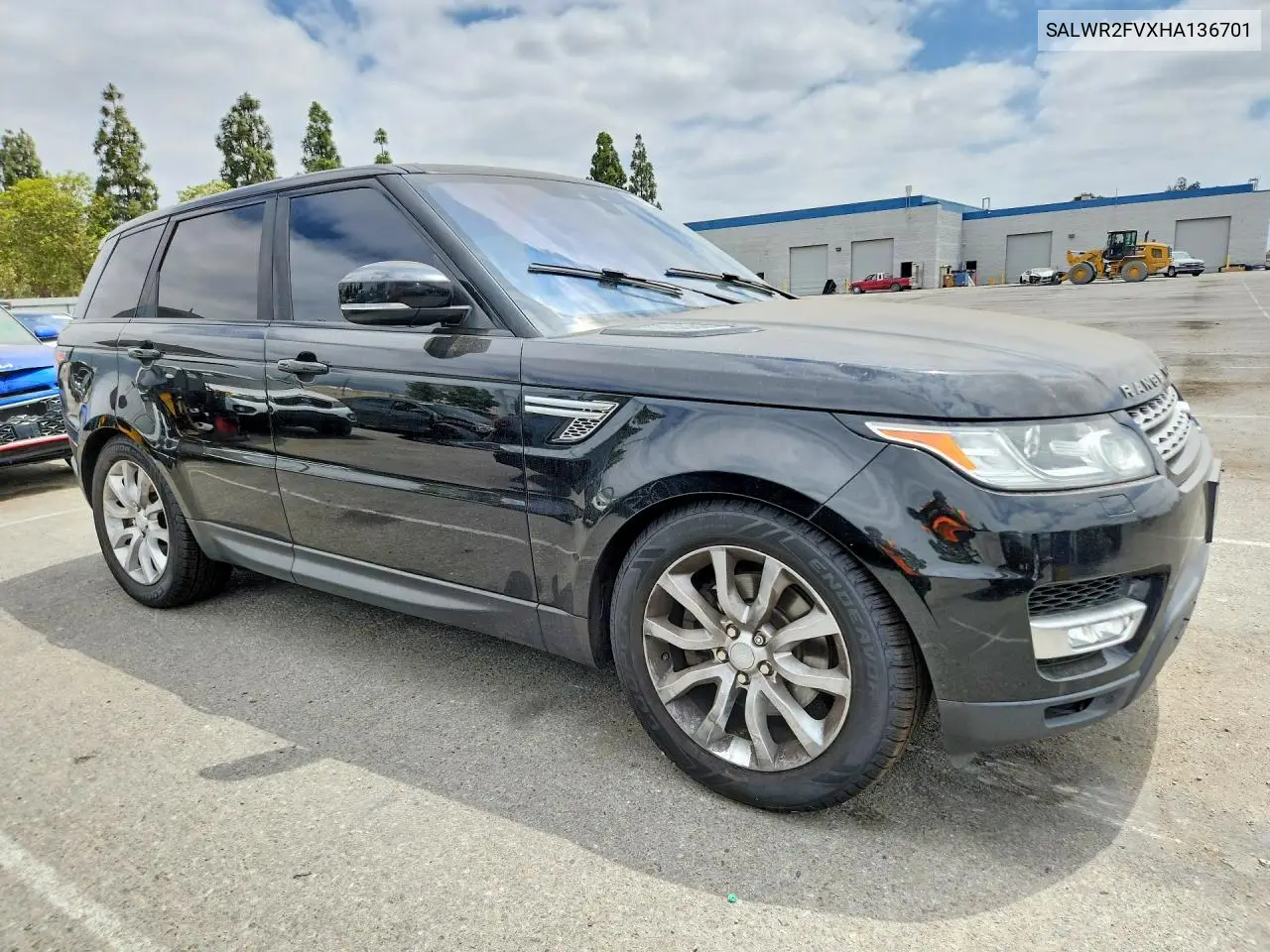 2017 Land Rover Range Rover Sport Hse VIN: SALWR2FVXHA136701 Lot: 59072736