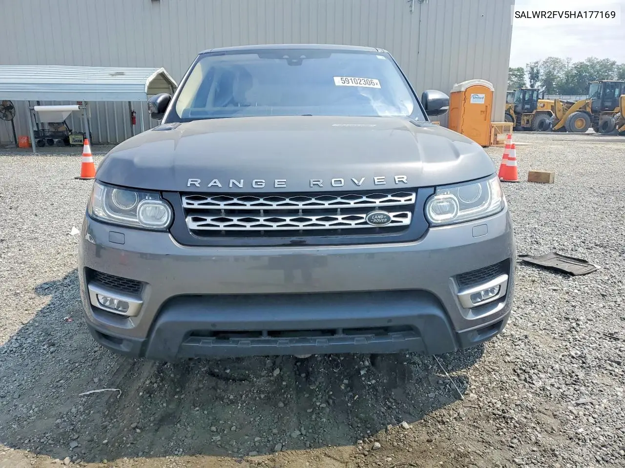 2017 Land Rover Range Rover Sport Hse VIN: SALWR2FV5HA177169 Lot: 59102306