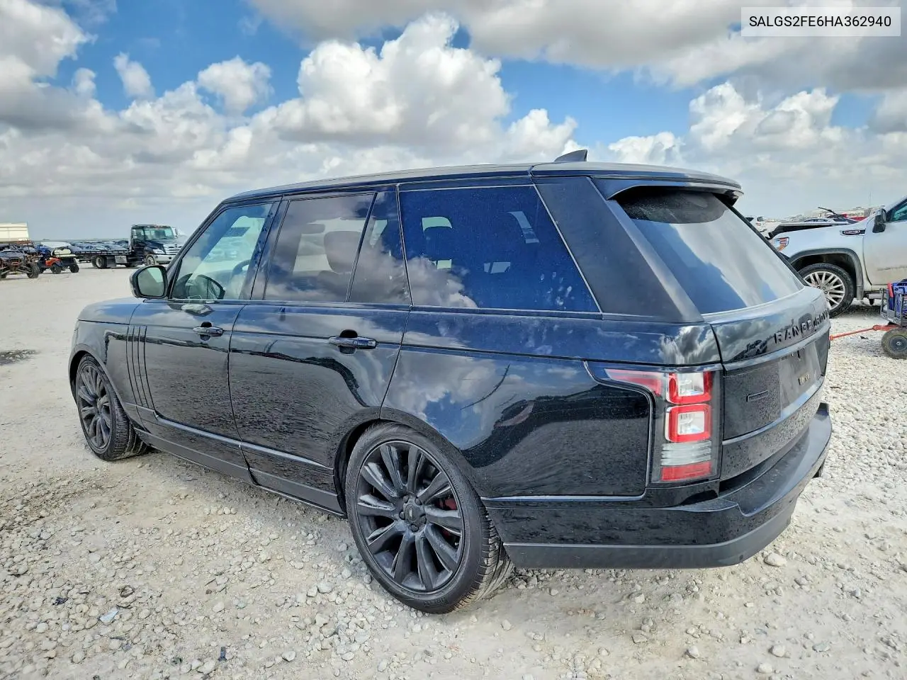 2017 Land Rover Range Rover Supercharged VIN: SALGS2FE6HA362940 Lot: 59157596