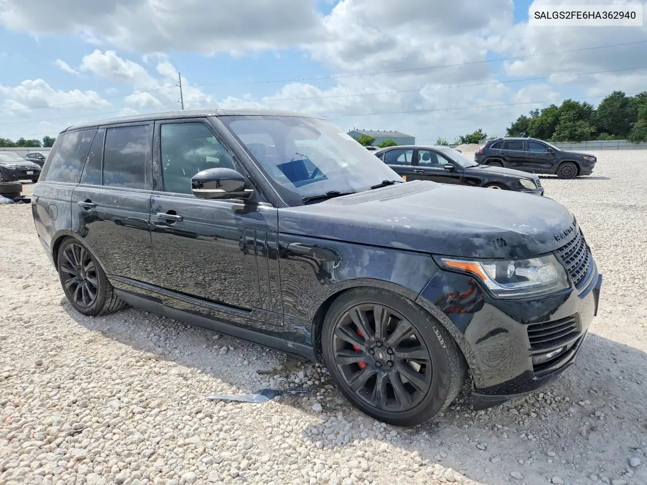 2017 Land Rover Range Rover Supercharged VIN: SALGS2FE6HA362940 Lot: 59157596