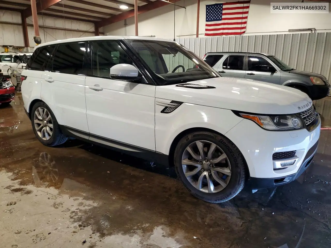 2017 Land Rover Range Rover Sport Hse VIN: SALWR2FK1HA669302 Lot: 59337246