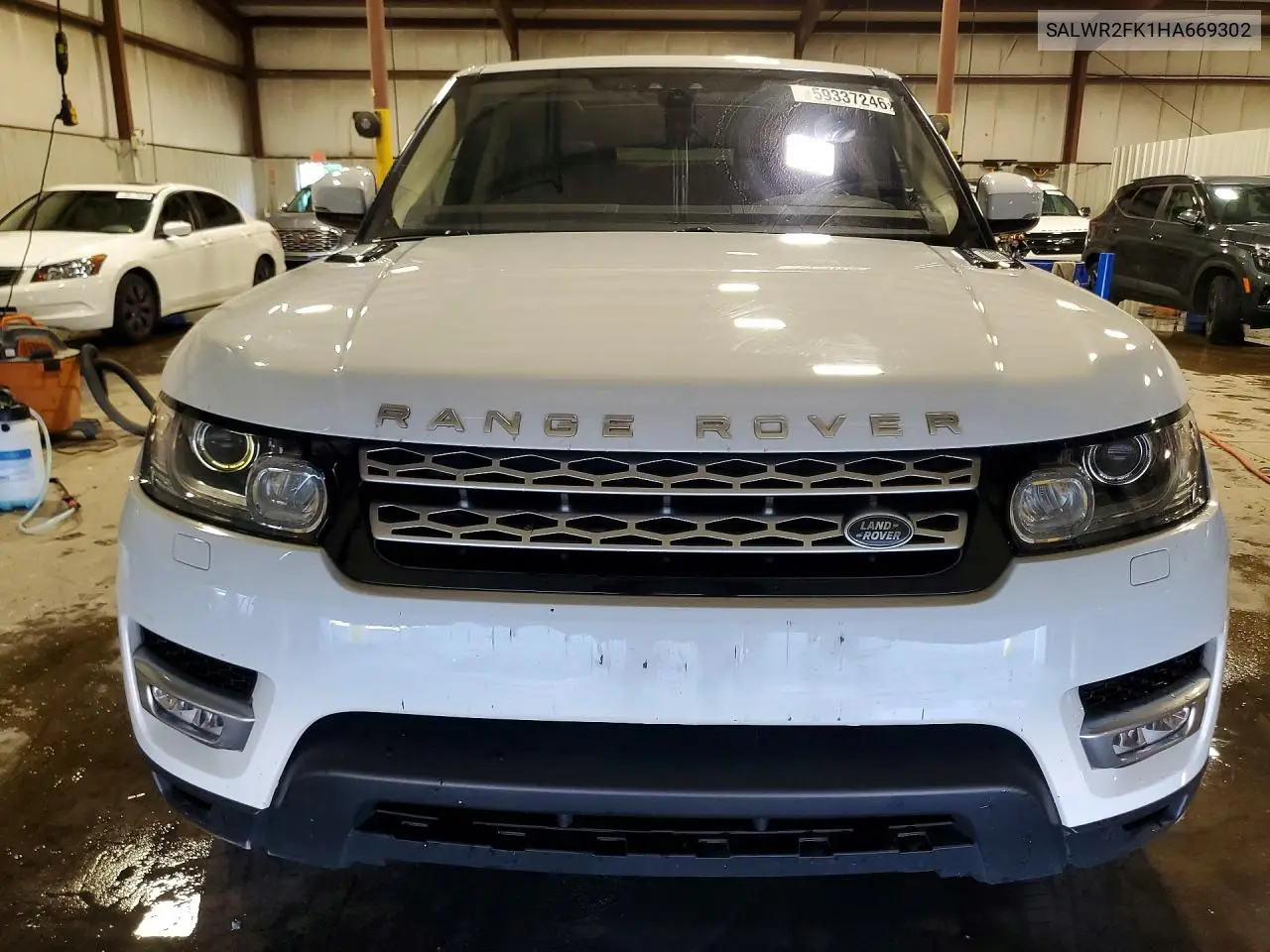 2017 Land Rover Range Rover Sport Hse VIN: SALWR2FK1HA669302 Lot: 59337246
