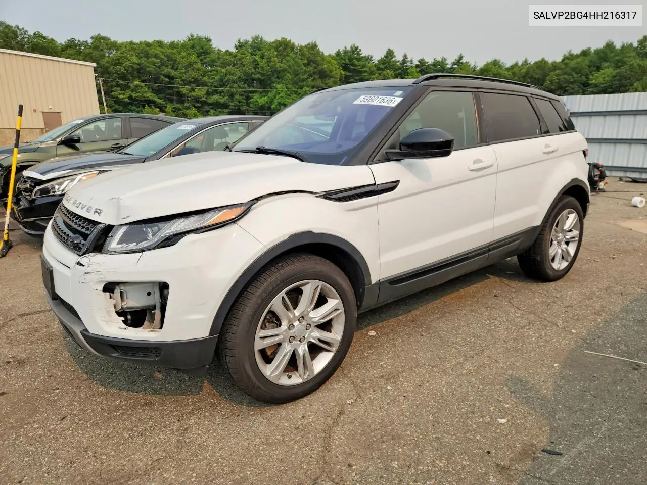 2017 Land Rover Range Rover Evoque Se VIN: SALVP2BG4HH216317 Lot: 59601636