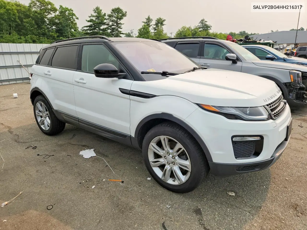 2017 Land Rover Range Rover Evoque Se VIN: SALVP2BG4HH216317 Lot: 59601636