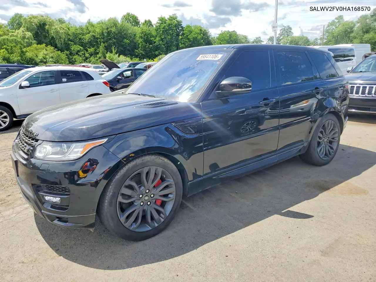 2017 Land Rover Range Rover Sport Hse Dynamic VIN: SALWV2FV0HA168570 Lot: 59841106