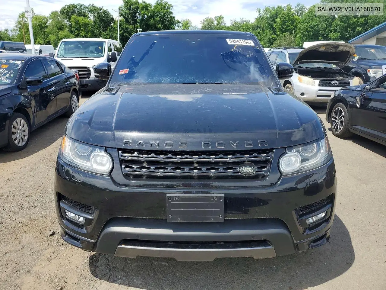 2017 Land Rover Range Rover Sport Hse Dynamic VIN: SALWV2FV0HA168570 Lot: 59841106