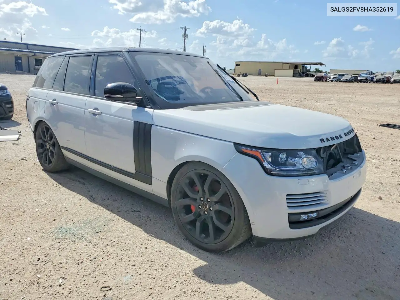 2017 Land Rover Range Rover Hse VIN: SALGS2FV8HA352619 Lot: 60127306
