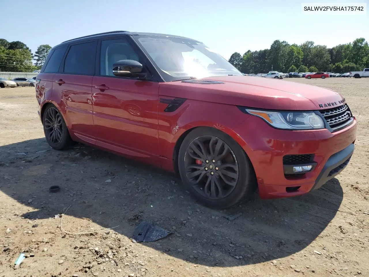 2017 Land Rover Range Rover Sport Hse Dynamic VIN: SALWV2FV5HA175742 Lot: 60268555