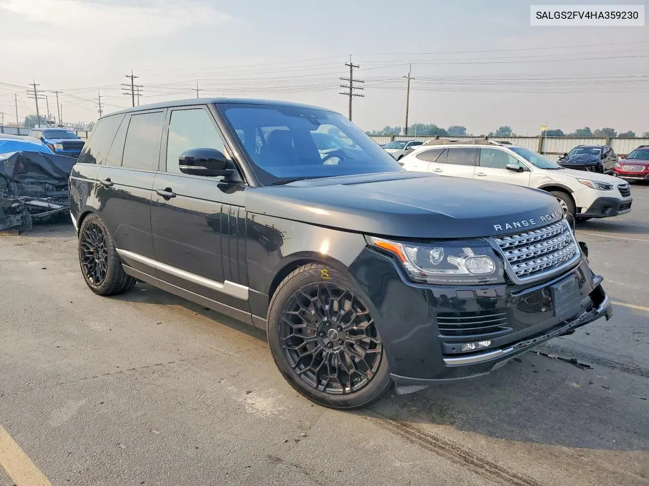 2017 Land Rover Range Rover Hse VIN: SALGS2FV4HA359230 Lot: 60527836