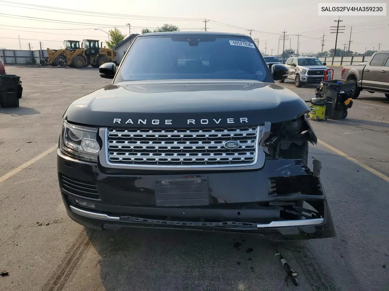 2017 Land Rover Range Rover Hse VIN: SALGS2FV4HA359230 Lot: 60527836