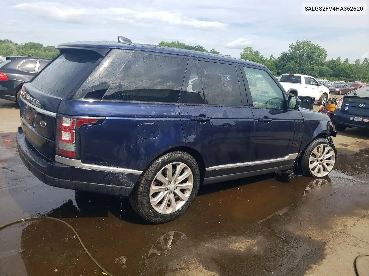 2017 Land Rover Range Rover Hse VIN: SALGS2FV4HA352620 Lot: 60650706