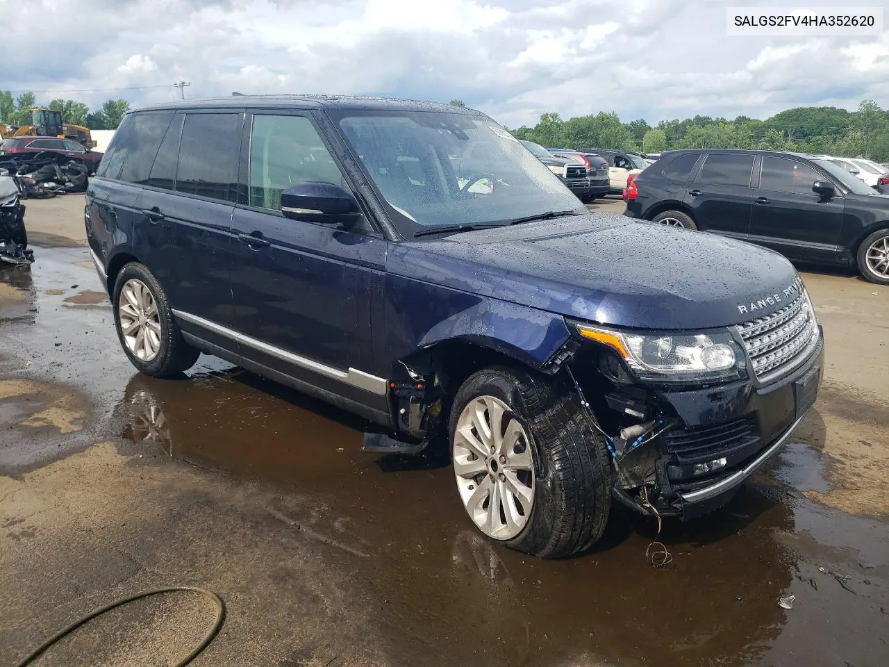 2017 Land Rover Range Rover Hse VIN: SALGS2FV4HA352620 Lot: 60650706