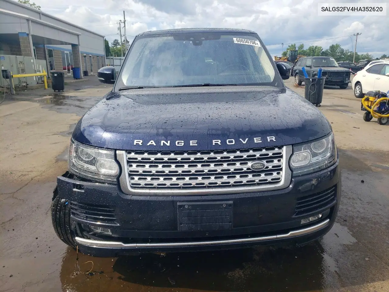2017 Land Rover Range Rover Hse VIN: SALGS2FV4HA352620 Lot: 60650706