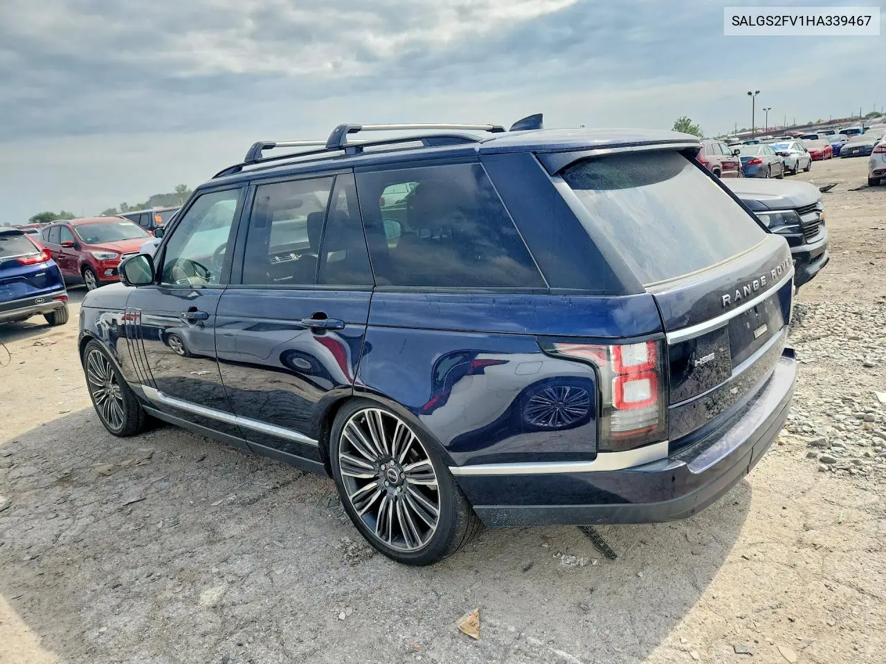 2017 Land Rover Range Rover Hse VIN: SALGS2FV1HA339467 Lot: 60750926