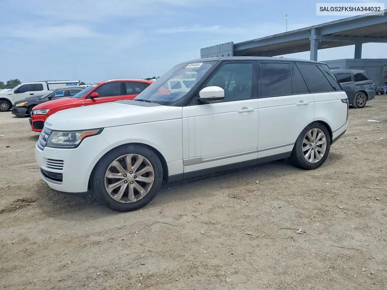 2017 Land Rover Range Rover Hse VIN: SALGS2FK5HA344032 Lot: 60944646
