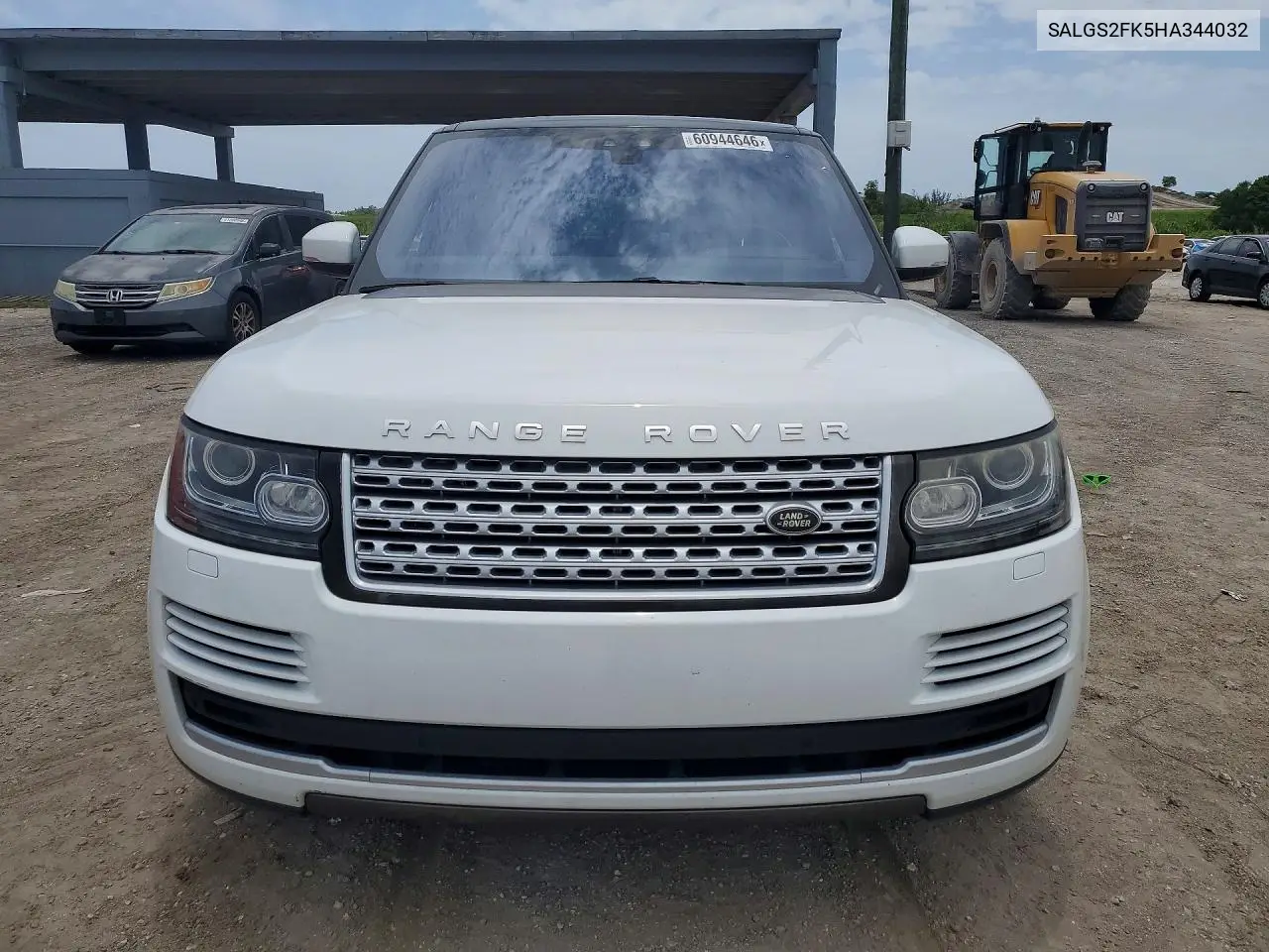 2017 Land Rover Range Rover Hse VIN: SALGS2FK5HA344032 Lot: 60944646