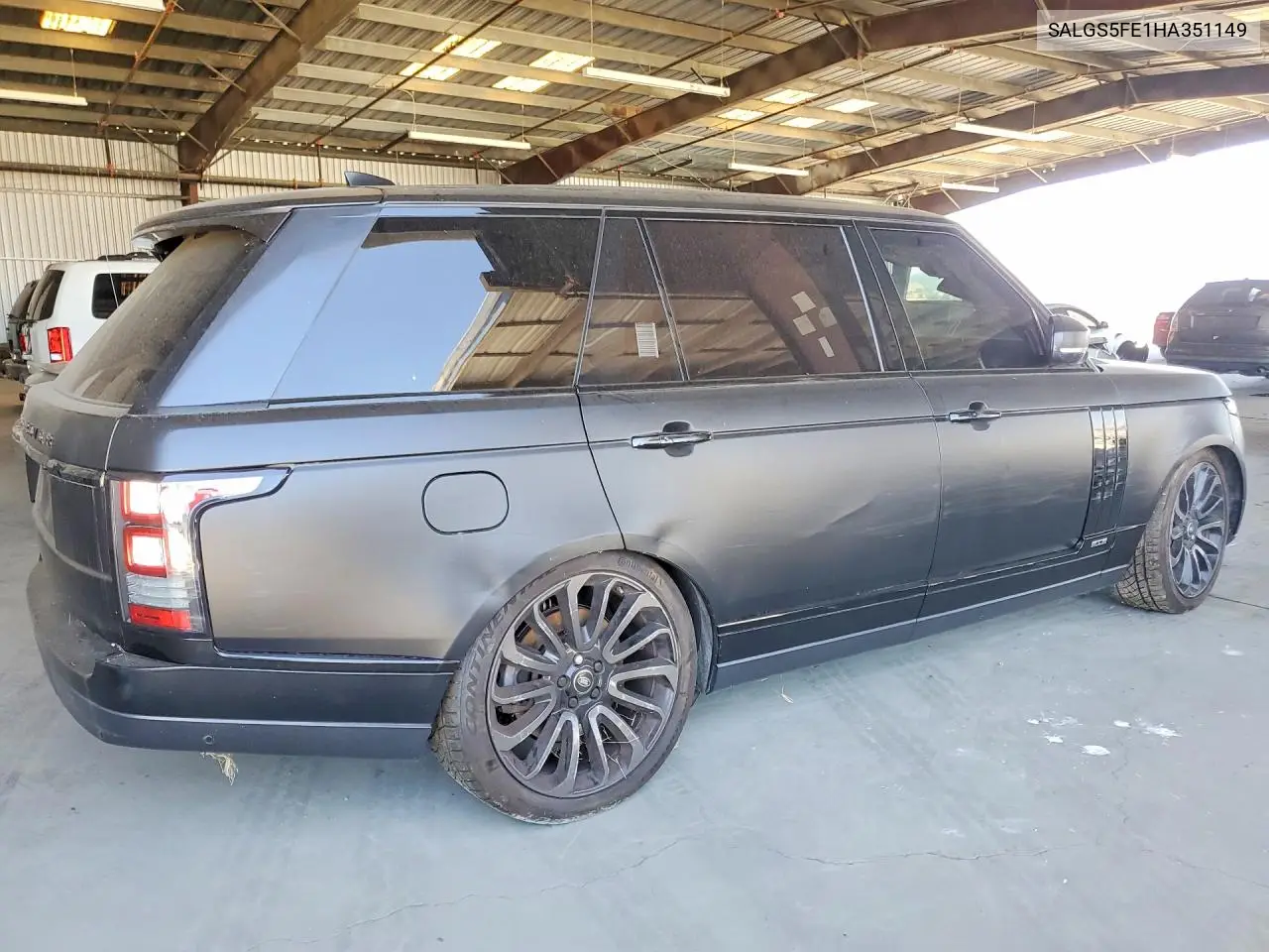 2017 Land Rover Range Rover Supercharged VIN: SALGS5FE1HA351149 Lot: 61190686