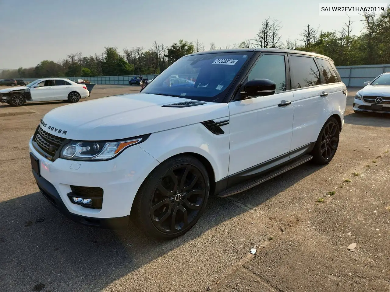 2017 Land Rover Range Rover Sport Hse VIN: SALWR2FV1HA670119 Lot: 61628356