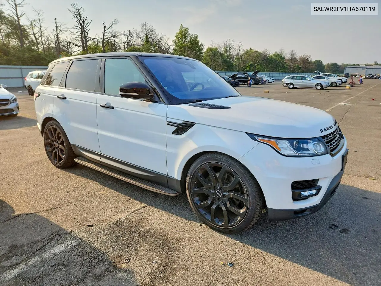 2017 Land Rover Range Rover Sport Hse VIN: SALWR2FV1HA670119 Lot: 61628356