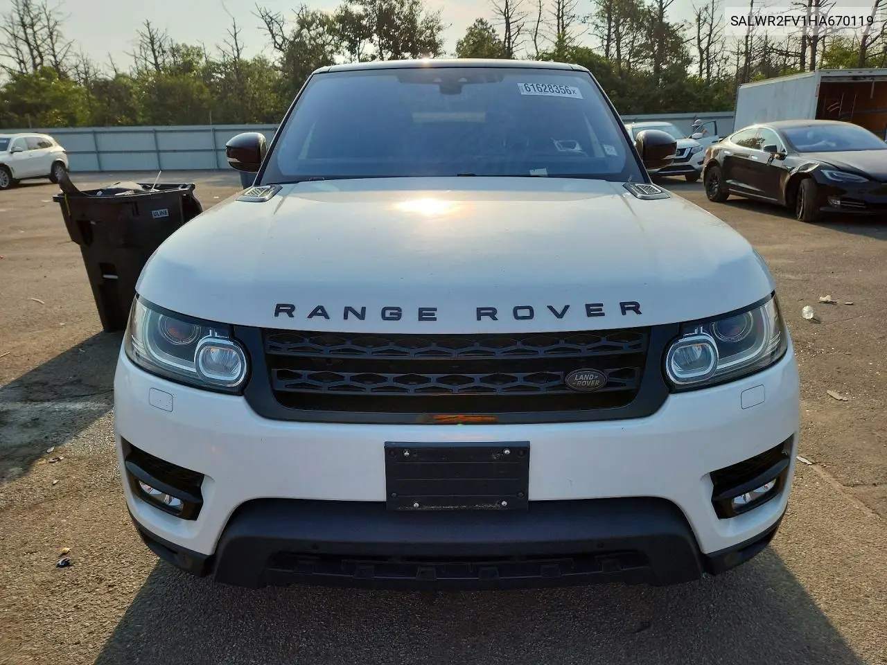 2017 Land Rover Range Rover Sport Hse VIN: SALWR2FV1HA670119 Lot: 61628356