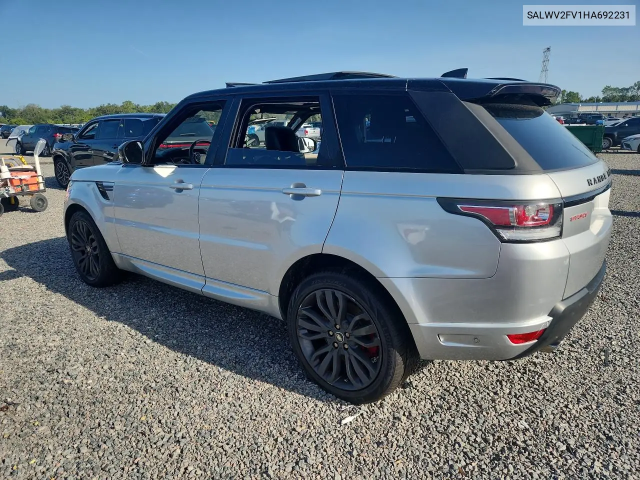 2017 Land Rover Range Rover Sport Hse Dynamic VIN: SALWV2FV1HA692231 Lot: 61630576