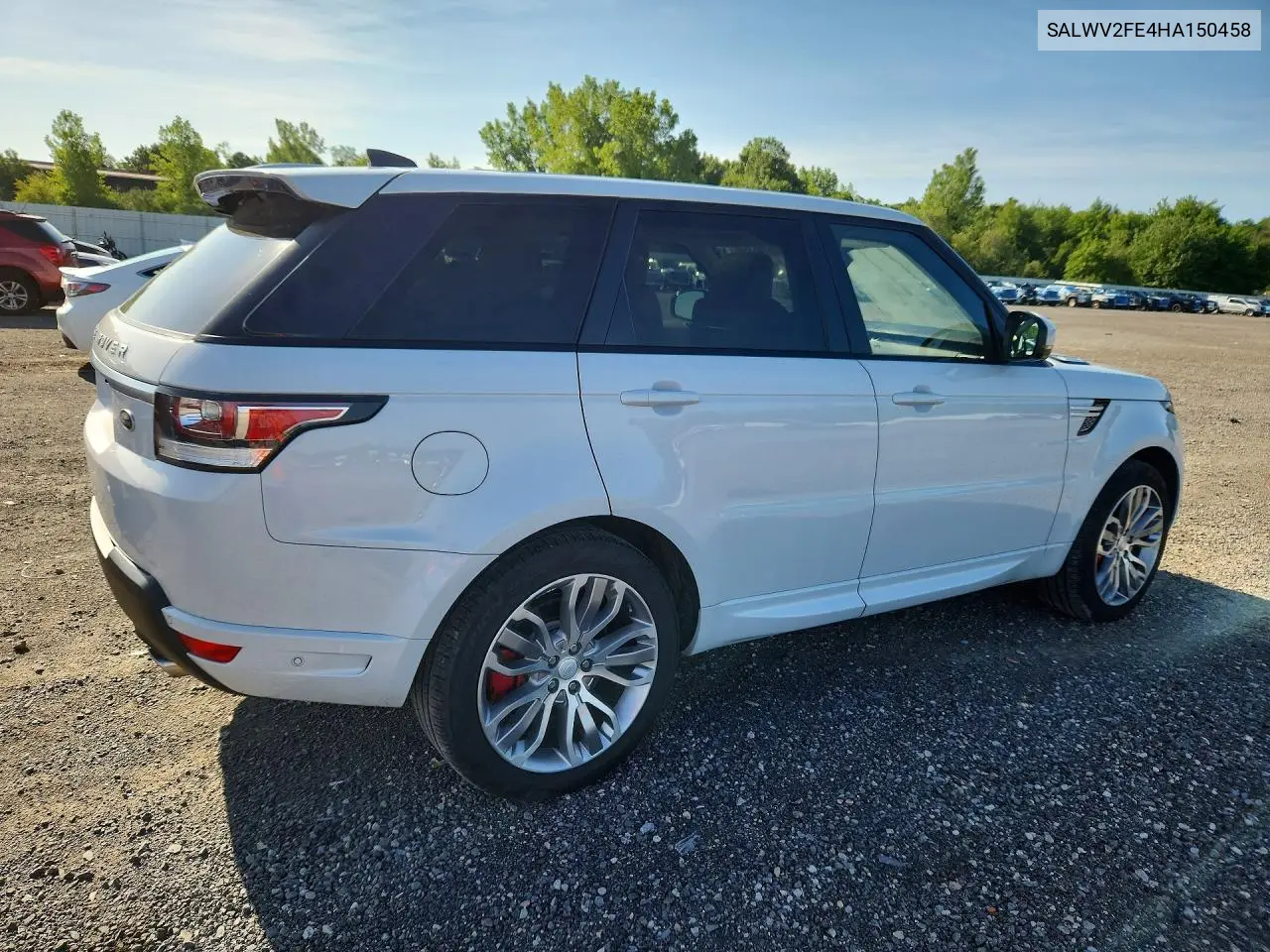2017 Land Rover Range Rover Sport Autobiography VIN: SALWV2FE4HA150458 Lot: 61663586