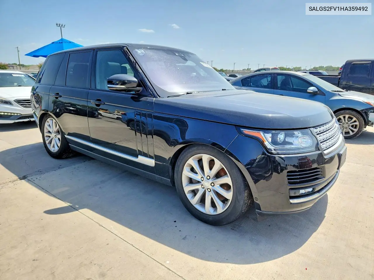 2017 Land Rover Range Rover Hse VIN: SALGS2FV1HA359492 Lot: 61755526