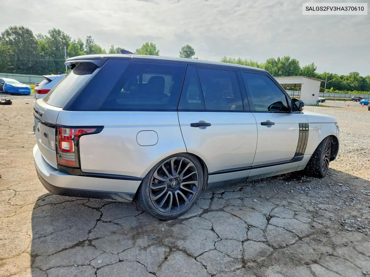 2017 Land Rover Range Rover Hse VIN: SALGS2FV3HA370610 Lot: 61786446