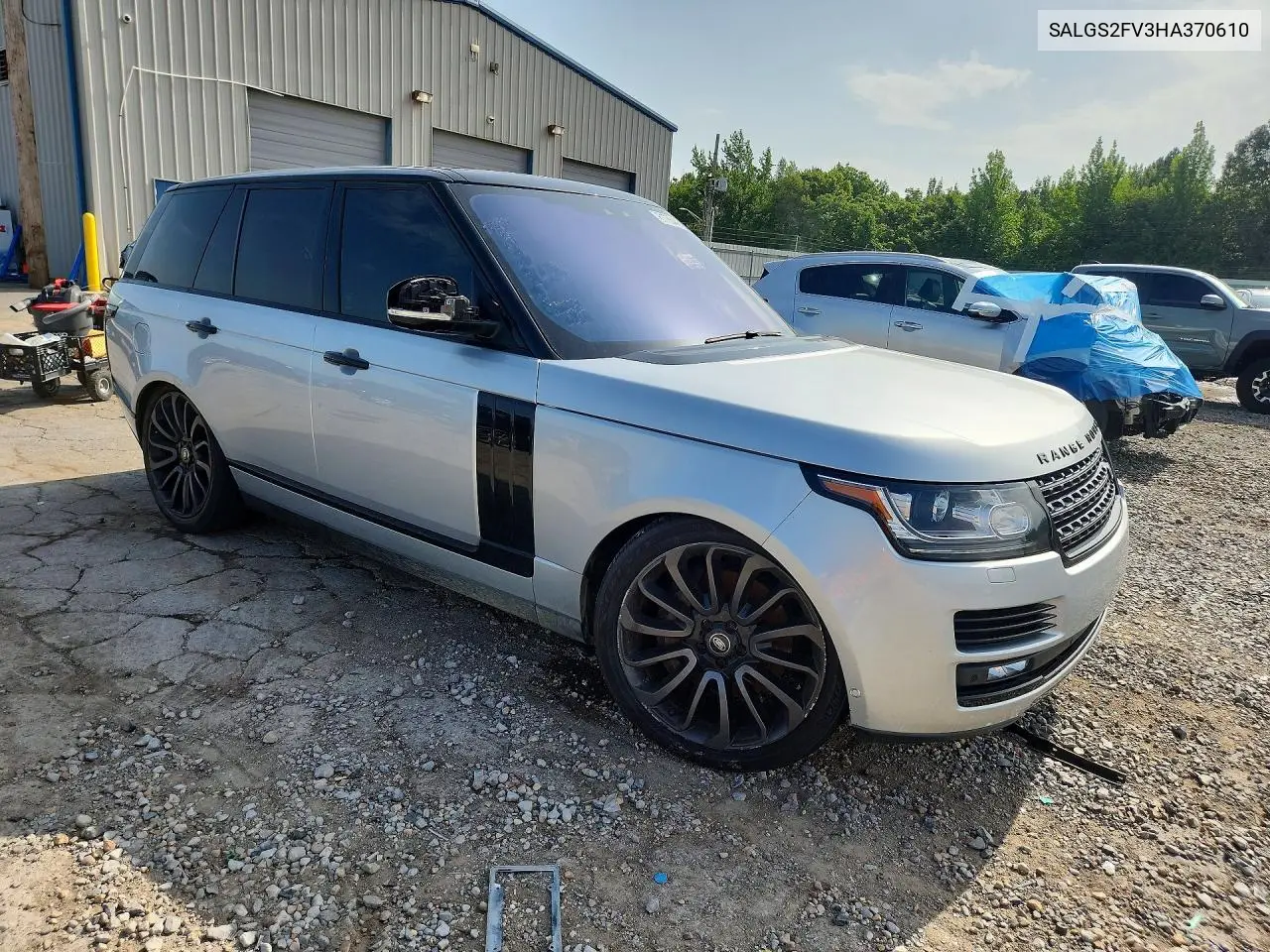 2017 Land Rover Range Rover Hse VIN: SALGS2FV3HA370610 Lot: 61786446