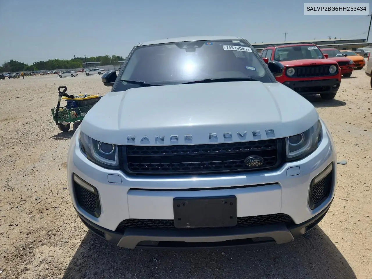 2017 Land Rover Range Rover Evoque Se VIN: SALVP2BG6HH253434 Lot: 74516045