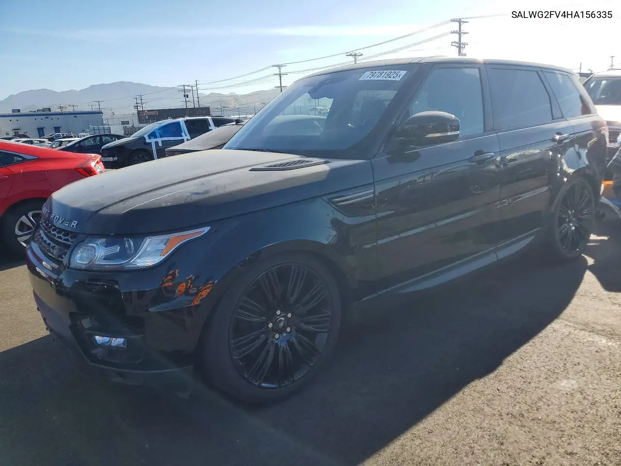 2017 Land Rover Range Rover Sport Se VIN: SALWG2FV4HA156335 Lot: 79781925