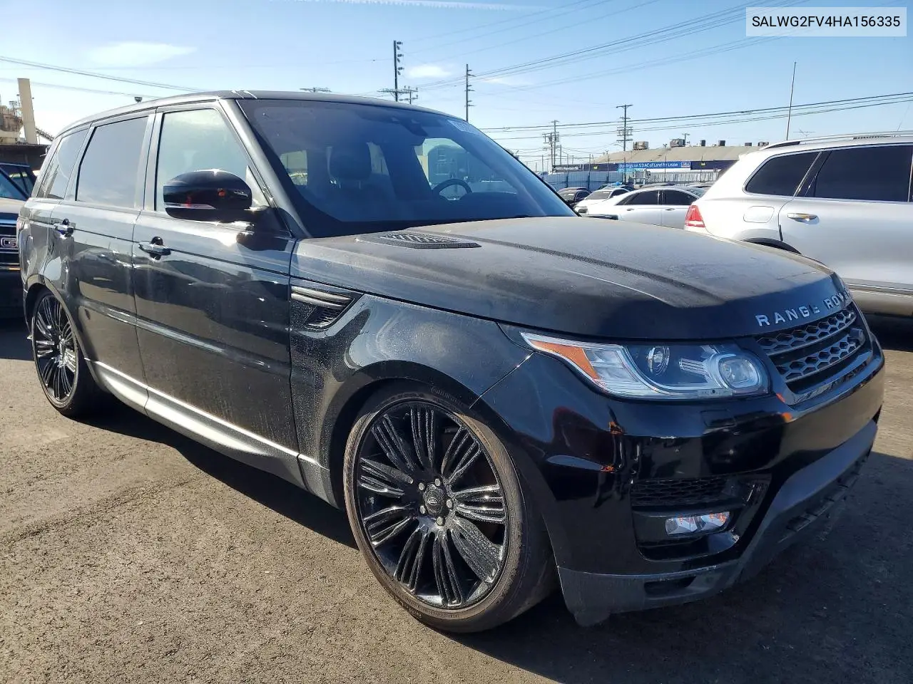 2017 Land Rover Range Rover Sport Se VIN: SALWG2FV4HA156335 Lot: 79781925