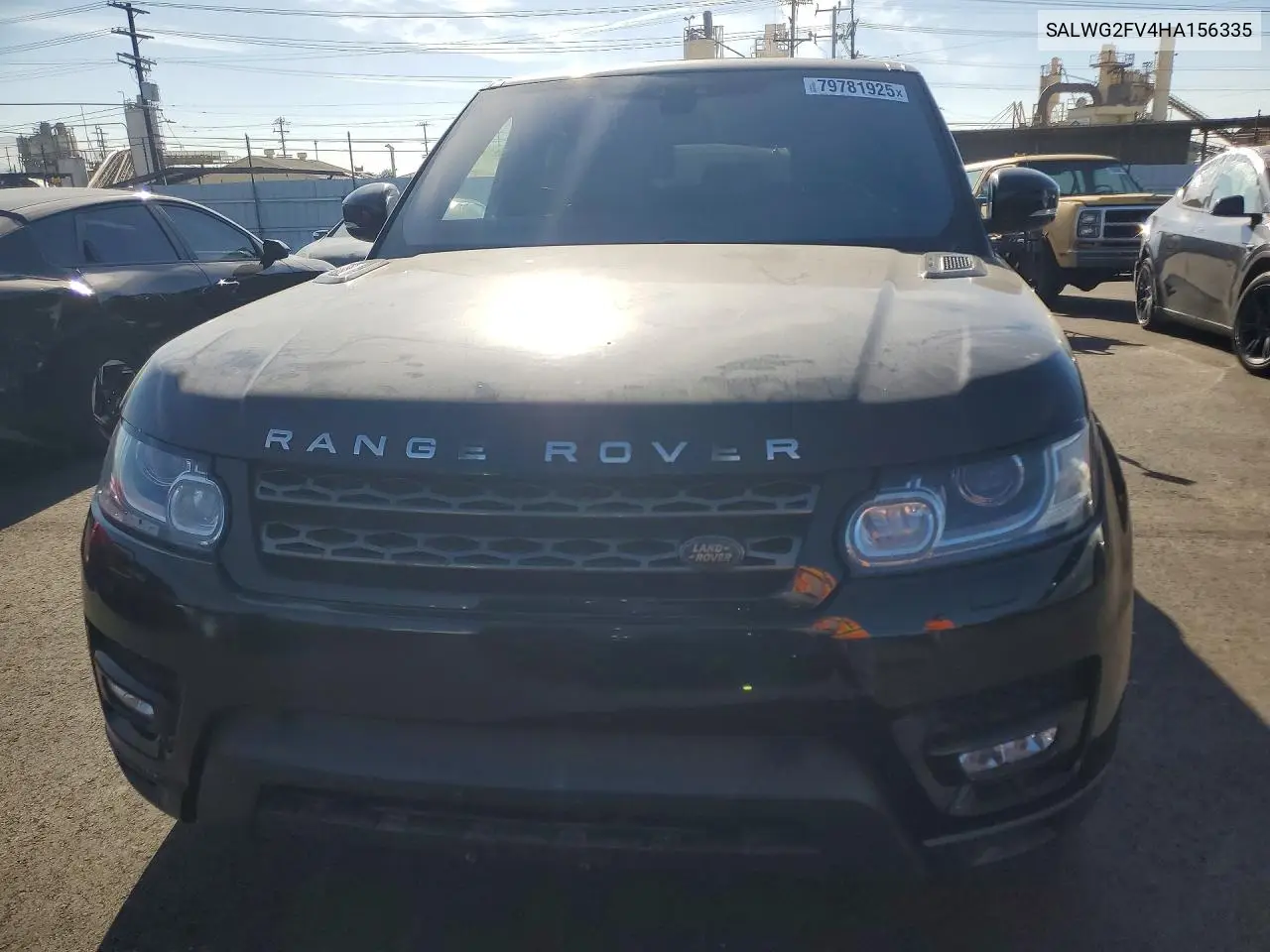 2017 Land Rover Range Rover Sport Se VIN: SALWG2FV4HA156335 Lot: 79781925