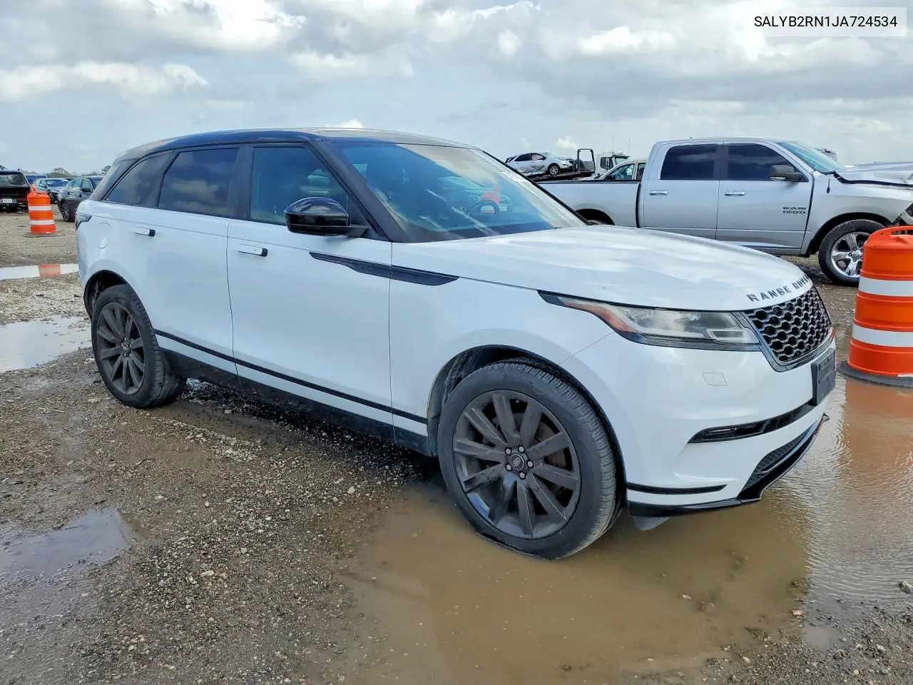 2018 Land Rover Range Rover Velar S 4C Diesel VIN: SALYB2RN1JA724534 Lot: 41745236