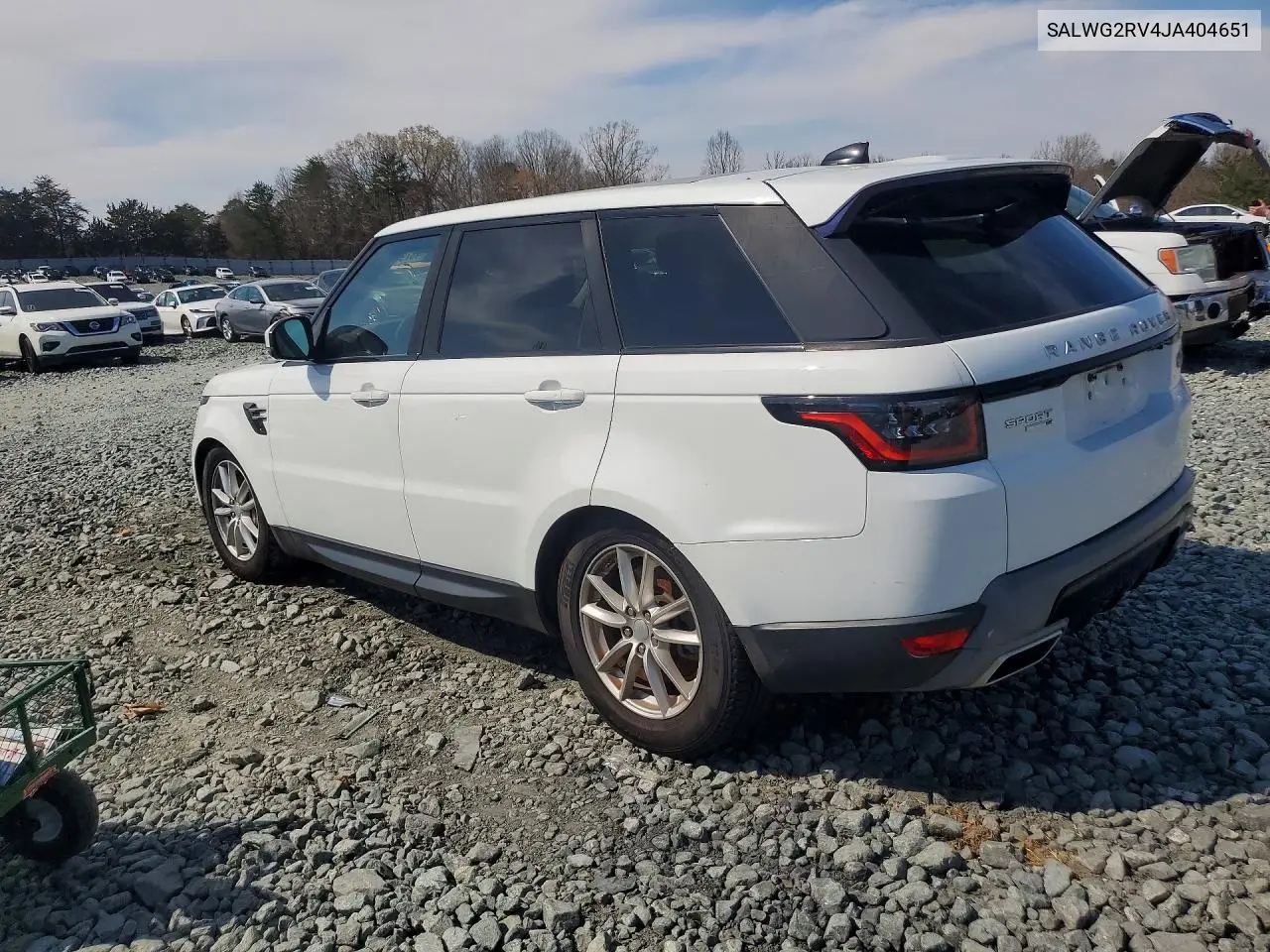 2018 Land Rover Range Rover Sport Se VIN: SALWG2RV4JA404651 Lot: 46799786
