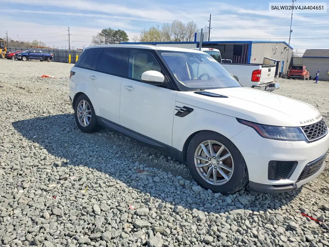 2018 Land Rover Range Rover Sport Se VIN: SALWG2RV4JA404651 Lot: 46799786