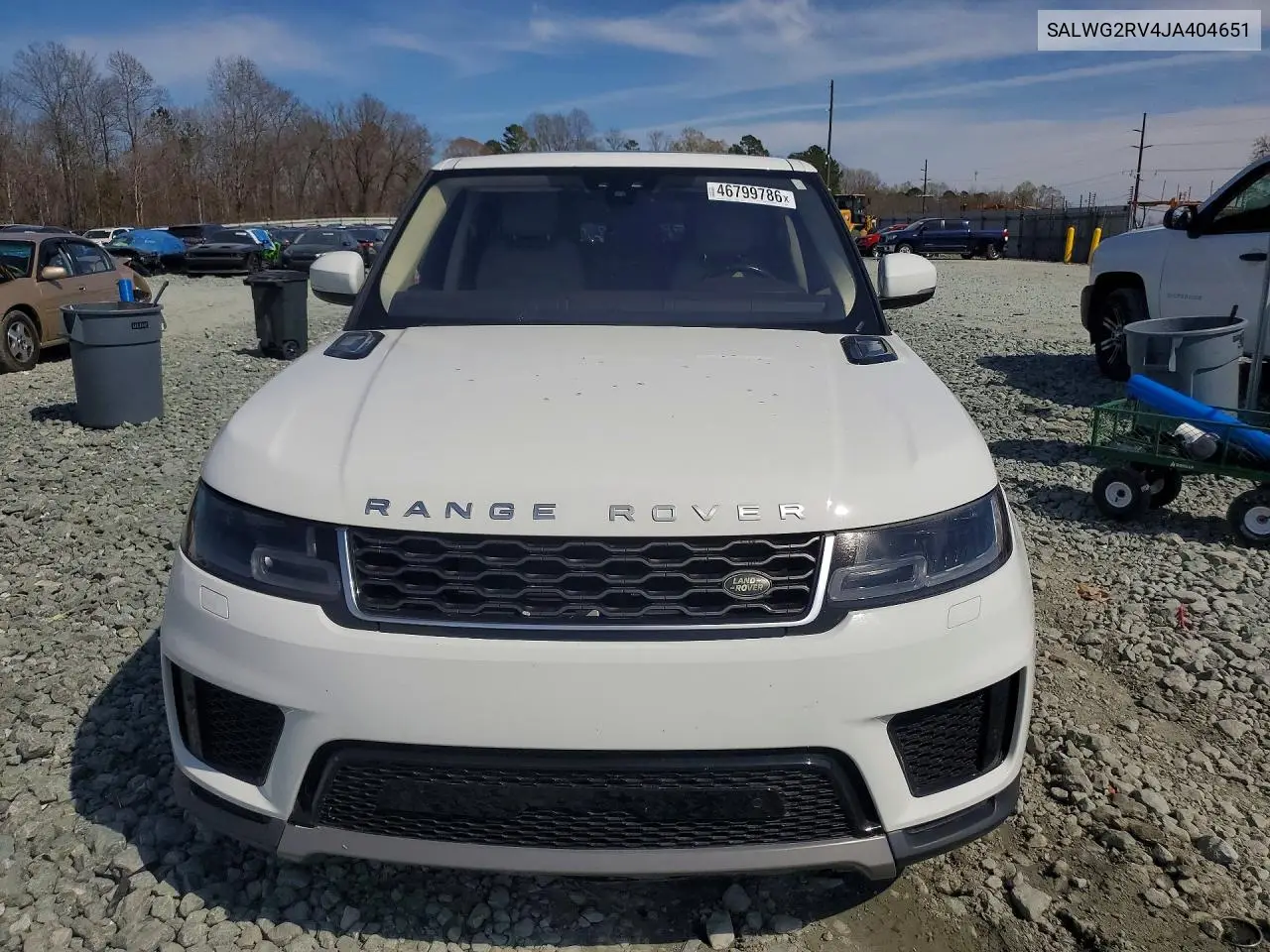 2018 Land Rover Range Rover Sport Se VIN: SALWG2RV4JA404651 Lot: 46799786
