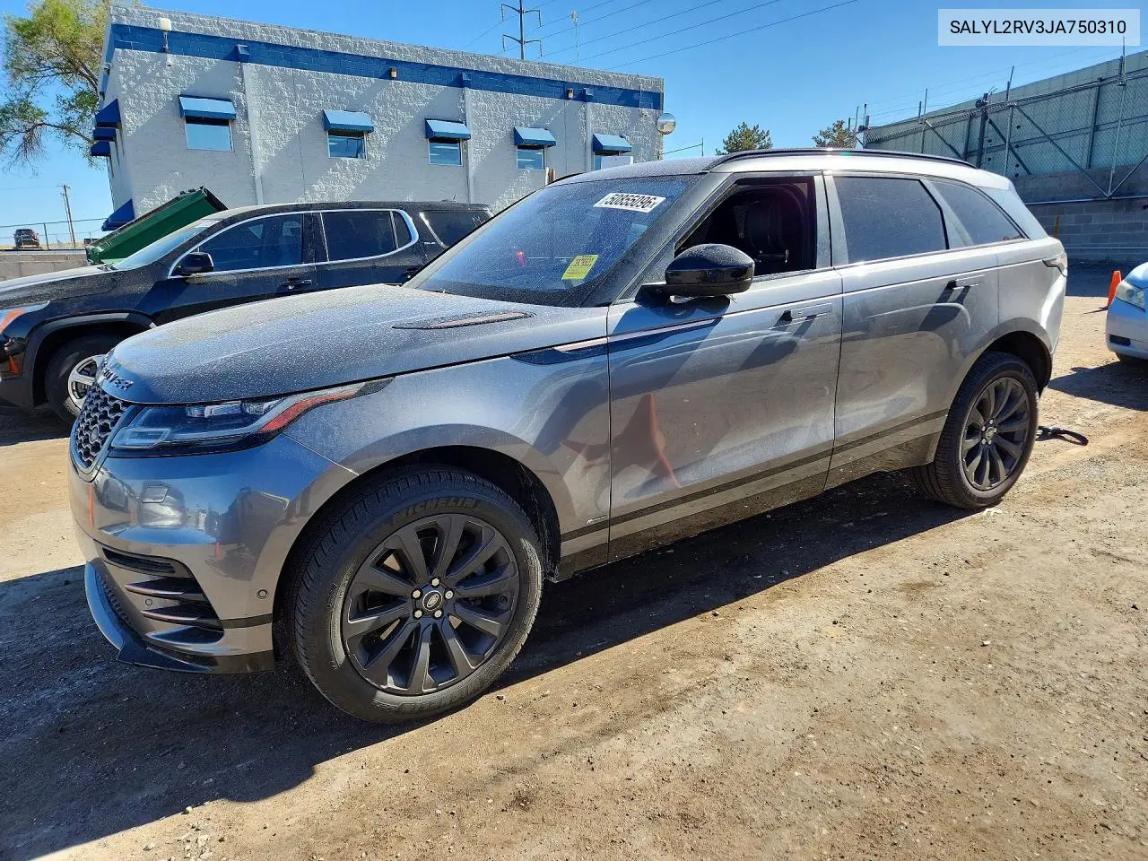 2018 Land Rover Range Rover Velar R-Dynamic Se VIN: SALYL2RV3JA750310 Lot: 50855096