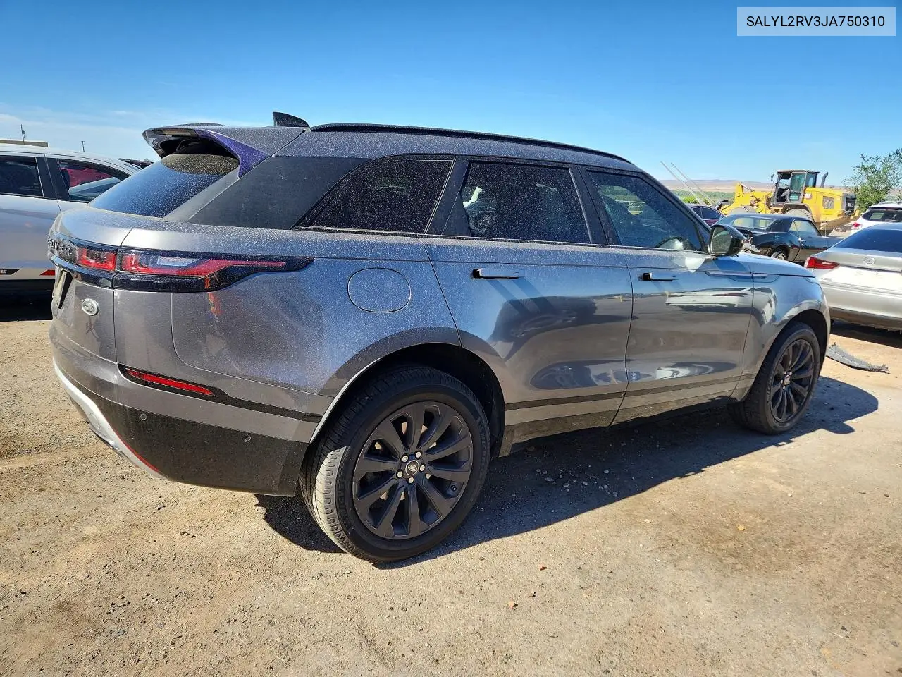 2018 Land Rover Range Rover Velar R-Dynamic Se VIN: SALYL2RV3JA750310 Lot: 50855096