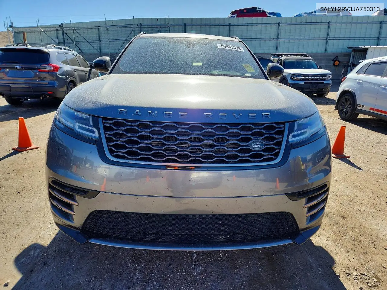 2018 Land Rover Range Rover Velar R-Dynamic Se VIN: SALYL2RV3JA750310 Lot: 50855096