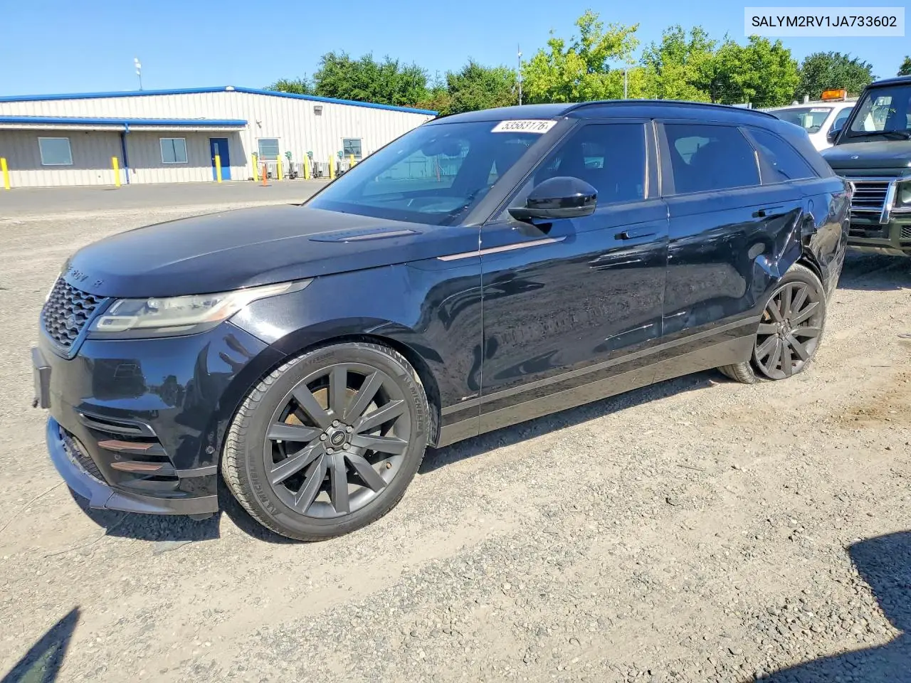 2018 Land Rover Range Rover Velar R-Dynamic Hse VIN: SALYM2RV1JA733602 Lot: 53583176